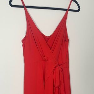 Sleeveless wide-leg jumpsuit with slits ❣️